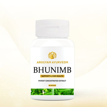 AROGYAM AYURVEDM BHUNIMB CAPSULES HELPS TO IMPROVE LIVER FUNCTIONING- PACK OF 60 CAPSULES