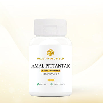 AROGYAM AYURVEDM AMAL PITTANTAK CAPSULES | Helps in Acidity and Digestion