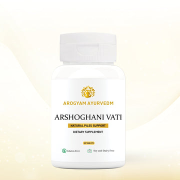 AROGYAM AYURVEDM ARSHOGHINI VATI | Helps in treating acidity and indigestion