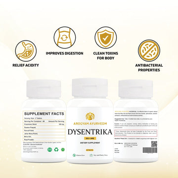 Dr. Pushp's AROGYAM AYURVEDM  DYSENTRIKA | Digestive Health | Helps in IBS and Dysentery