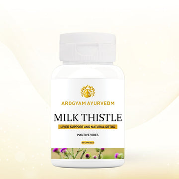 AROGYAM AYURVEDM MILK THISTLE CAPSULES | PACK OF 60 CAPSULES