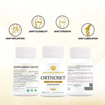 AROGYAM AYURVEDM ORTHOSET CAPSULES | Helps in Joint Pain | Supports Joint Strength, Mobility & Flexibility