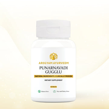 AROGYAM AYURVEDM Punarnavadi Guggulu