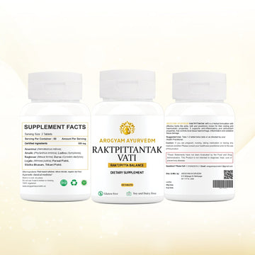 AROGYAM AYURVEDM Raktpittantak Vati