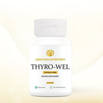 AROGYAM AYURVEDM THYROWEL CAPSULES | Supports Thyroid Hormone Function | Improve Metabolism | Supplement For Boost Energy Level