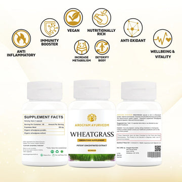 AROGYAM AYURVEDM WHEATGRASS CAPSULES